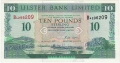 Ulster Bank Ltd 10 Pounds,  1. 1.1997